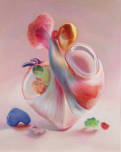 Iridescent Myocardium - a Paint Artowrk by Giorgia Roversi